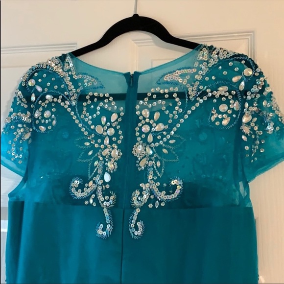 May Queen Jade evening gown - Picture 2 of 4